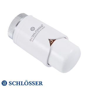 Термостатическая головка Schlösser Brillant HТ M28x1,5 | 8-30°С | белая (600300002)
