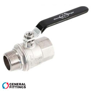 Кран шаровой General Fittings 7S00 1 1/2" DN40 ВН (7S00L2N141400A)