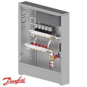 Распределительная станция регулировки теплого пола Danfoss UnoFloor Control 5R, правое (088X3665)