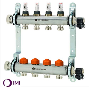 Коллектор из н/ж стали на 11 контуров IMI Heimeier Dynacon Eclipse (9340-11.800)