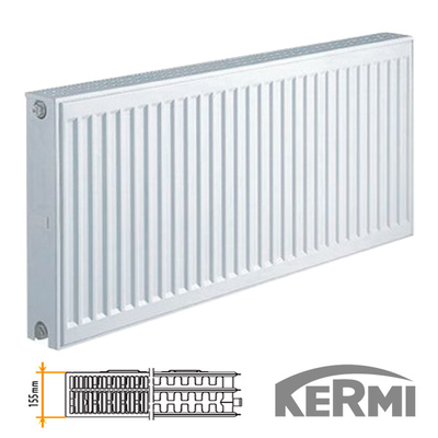 Стальной радиатор Kermi FKO Тип 33 500x900 2496W (боковое подключение) 