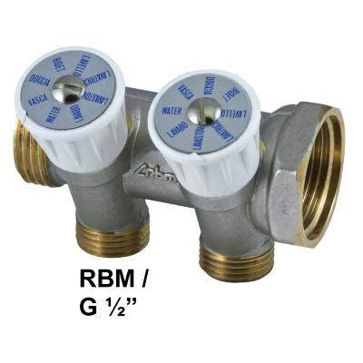 Колектор вентильний RBM на 3 виходи 3/4" - 1/2"
