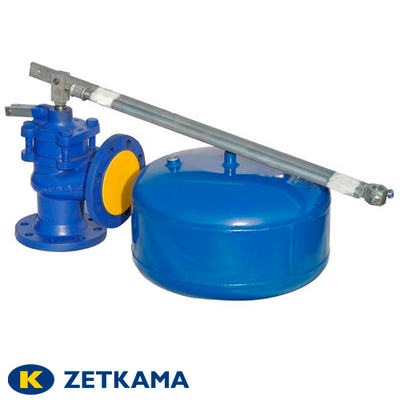Клапан поплавковий кутовий Zetkama 274A DN 200 фланець | PN 10