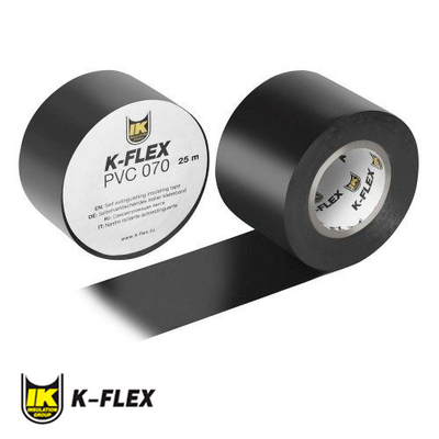 Клейкая лента ПВХ K-FLEX PVC 050-025 AT 070 black (850CG020003)