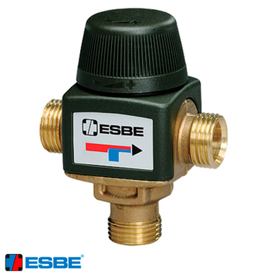 Змішувальний термостатичний клапан ESBE VTA 312 G 1/2" | DN 15 | 35-60°С | Kvs 1.2