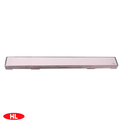 Решетка HL 0531WG ударопрочное стекло "Белое" (для душевого канала модели HL531.0 и HL535.0)