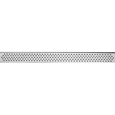 Трап Inox Style из нержавеющей стали 785x80 мм | решетка "Овалы"