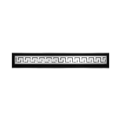 Душевой канал с горизонтальным фланцем Inox Style 685x80 | решетка Венеция 1 (L68501)