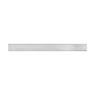 Душевой канал с горизонтальным фланцем Inox Style 785x80 | решетка "Венеция 2"