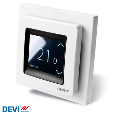 Терморегулятор для электрического теплого пола DEVIreg Touch | белый (140F1064)