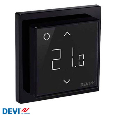 Терморегулятор для электрического теплого пола DEVIreg Smart | чёрный (140F1143)