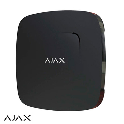 Ajax FireProtect Plus Black Бездротовий датчик виявлення диму та чадного газу | із сенсором температури | чорний (AJ8218)