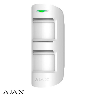 Ajax MotionProtect Outdoor Бездротовий датчик руху | ІЧ | із захистом від помилкових тривог білий (AJ12895)
