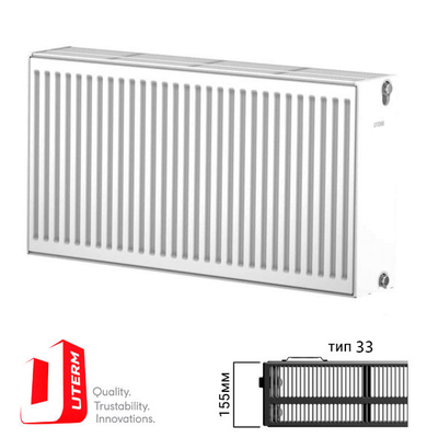 Радиатор стальной Uterm Compact Тип 33 500x1300 (боковое подключение)