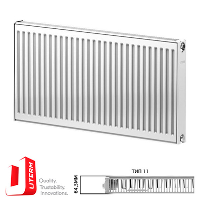 Радиатор стальной панельный Uterm Compact 11 500x400 (боковое подкл.)