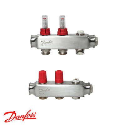 Danfoss SSM-2F Коллекторы из н/ж стали 2+2 | c расходомерами (088U0752)