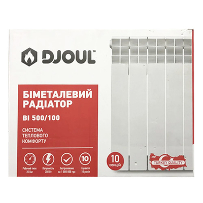 Біметалічний радіатор Djoul Bi-metal 350/80