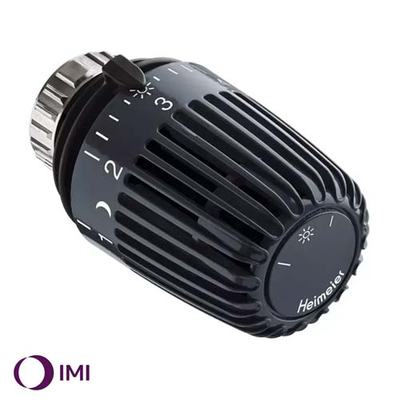 Термоголовка IMI Heimeier К, черная RAL9005, M30x1.5 (6000-00.507)