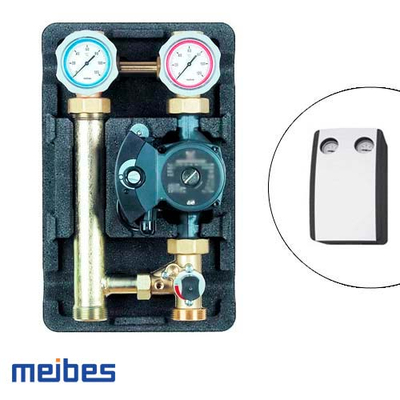 Насосная группа Meibes D-MK 1" Ду25 (101.20.025.03GFP) + Grundfos Alfa2.1 25-60