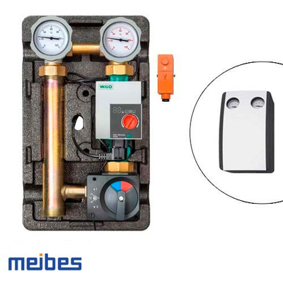 Насосная группа Meibes D-MTVE 1" Ду25 (102.20.025.01WIP) + Wilo Yonos PICO 25/1-6