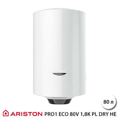Водонагрівач Ariston PRO1 ECO 80 V 1,8K PL DRY HE (3201855)