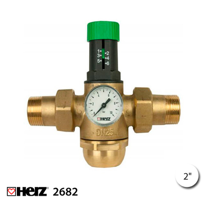 Редуктор тиску води HERZ 2682 2" +70°C (1268226)