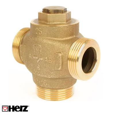 Термосмесительный клапан для твердотопливного котла HERZ-TEPLOMIX 1 1/2", DN 32, 55-63°C (1776614)