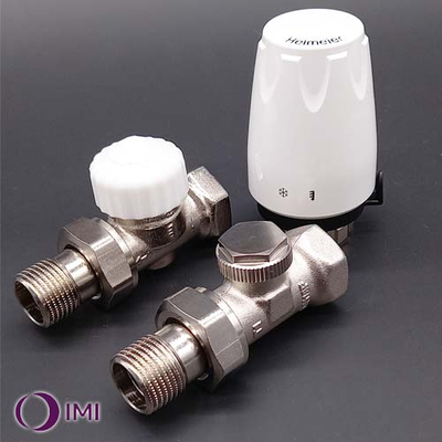 Комплект бокового подкл. радиатора IMI Heimeier 1/2" прямой, M30x1.5 (9690-94.800)