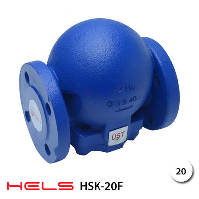 Конденсатоотводчик поплавковый фланцевый HELS HSK-20F DN 20 | ΔP 4,5 бар