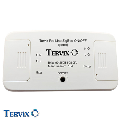 Розумний перемикач (силове реле) Tervix Pro Line ZigBee On/Off (431121)