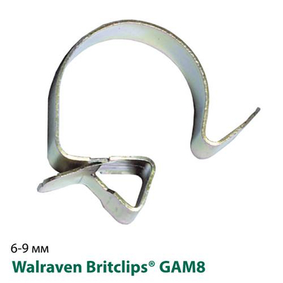 Кліпса для сталевих балок 2-7мм Walraven Britclips® GAM8 затискач 6-9мм (52090709)