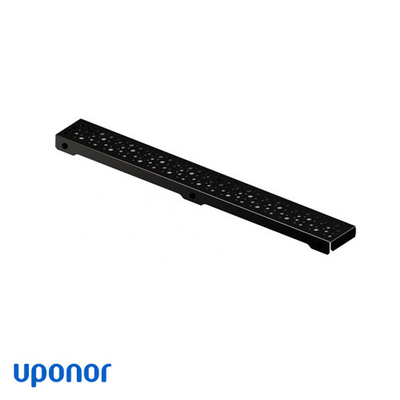 Решетка для лотка 60 см Uponor Aqua Ambient | перфор.| черная (1136422)