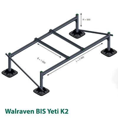 Комплект рамы Walraven K2 BIS Yeti Frame Set 1000х2000х500 мм (67685532_k2)