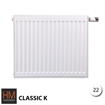 Стальной радиатор HM Heizkoerper Classic K 22 300x1400 боковое подключение (32-301422)