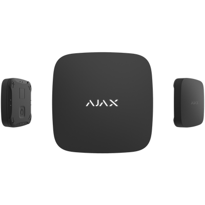 Система захисту від протікання Ajax Hub Plus Black (1 датчик, 1 кран 3/4")