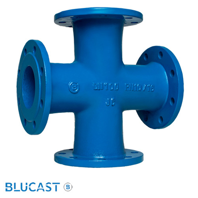 Крестовина фланцевая чугунная DN100/100 PN16 BLUCAST (TT100)