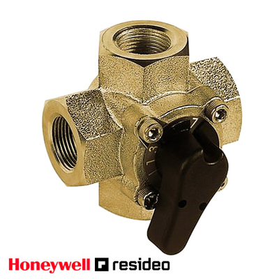 Клапан четырехходовой поворотный Resideo (Honeywell) V5442G DN 20 Rp 3/4" | Kvs 4 (V5442G1003)