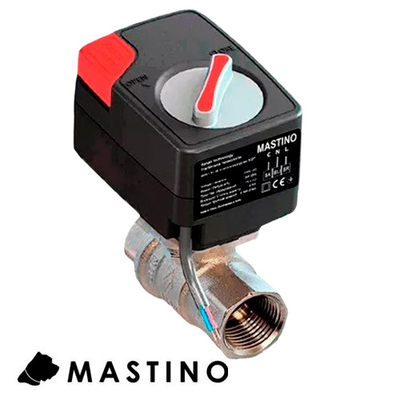 Кран кульовий з електроприводом Mastino Bugatti | 220В | 3/4" (006311)