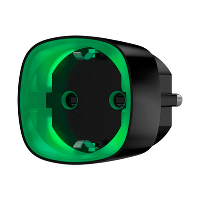 Ajax Socket (type F) Jeweller Радіокерована розетка з лічильником енергоспоживання | чорна (13327.34.BL1)