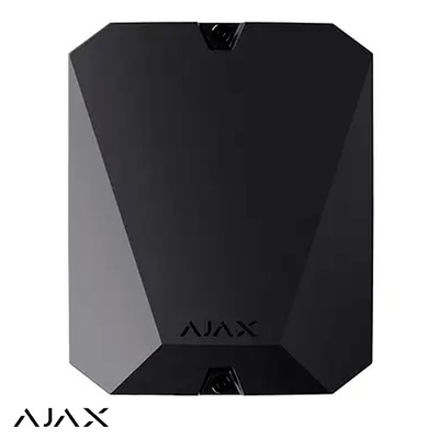 Ajax MultiTransmitter Jeweller Модуль для подключения и управления проводной сигнализации к Ajax | черный (27320.62.BL1)