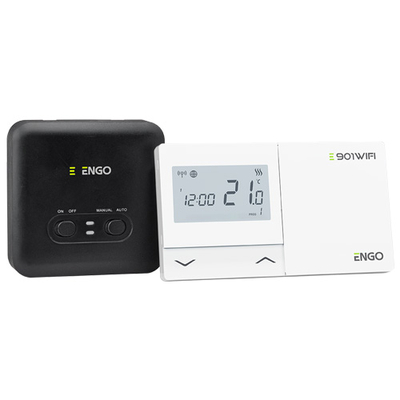 Терморегулятор теплого пола ENGO E901-WIFI | белый (932322661)