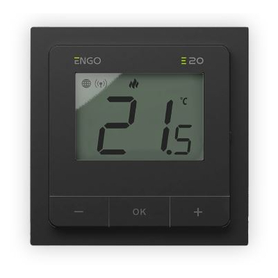 Рамка ENGO BEZEL-B для регулятора EASY, E25, E20i | черная (932252341)
