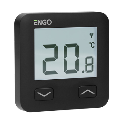 Терморегулятор теплого пола ENGO E10-B Wi-Fi | черный (932312901)