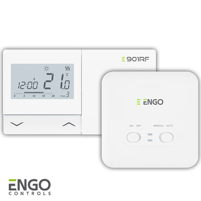Терморегулятор теплого пола ENGO E901-RF | белый (932322612)