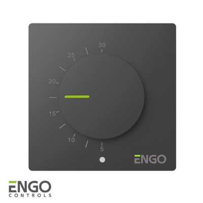Терморегулятор теплого пола ENGO ESIMPLE230B | черный (932332986)