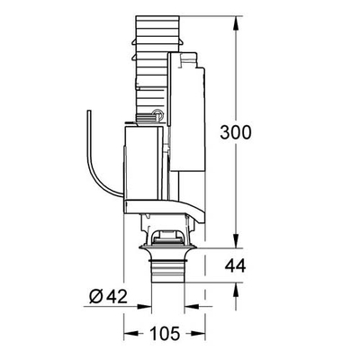 Змивний клапан GROHE для GD2 (38736000)