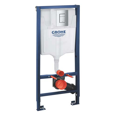 Инсталляция для унитаза 5 в 1 Grohe Rapid SL, +Fresh, кнопка Skate Cosmopolitan (39449000)
