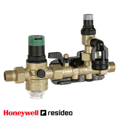 Група безпеки бойлера Resideo SG150D-3/4AA 6 бар до 200 л з редуктором тиску (Honeywell SG150D-3/4AA)