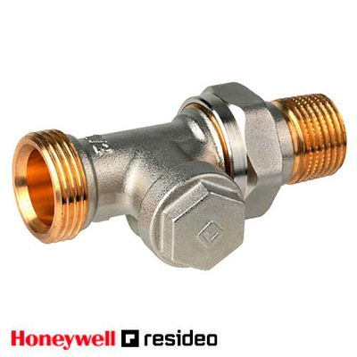 Кран радиаторный прямой Resideo Verafix-E 3/4" (Honeywell V2427D0015)