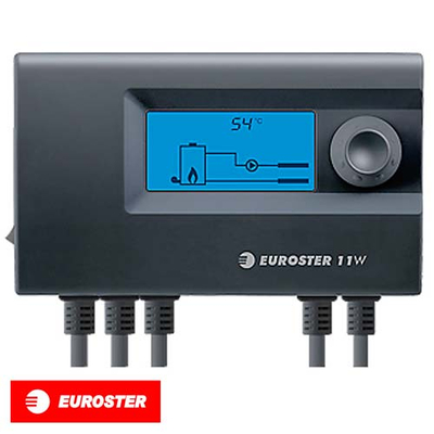 Термоконтроллер Euroster 11W для твердотопливного котла